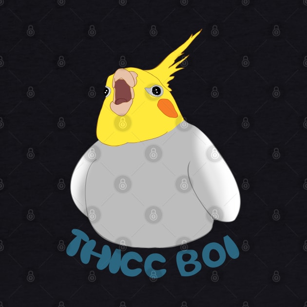 thicc boi - cockatiel by FandomizedRose